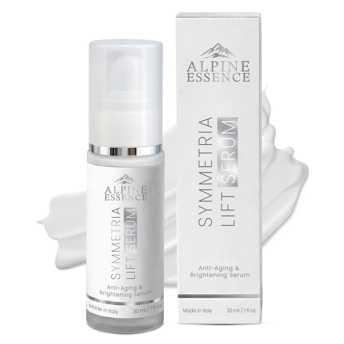 Alpine Essence Symmetria Lift Anti-Aging Serum, 30ml, made in Italy